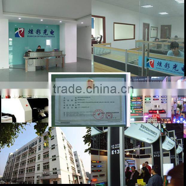 12V Ultra-thin P2.5-16X80 serial port two lines12V p2.5mm small led display panel board