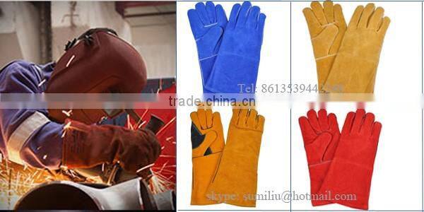 Cow Leather Gloves Reinforced in the palm of the hand