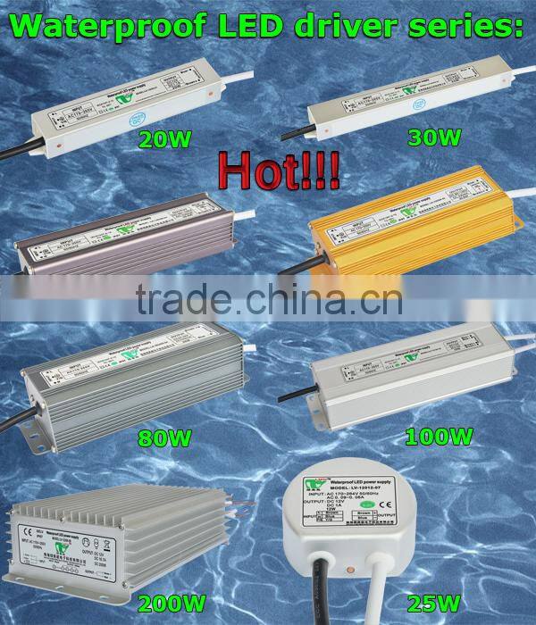 12V 8.3A 100W Waterproof LED power supply driver IP67