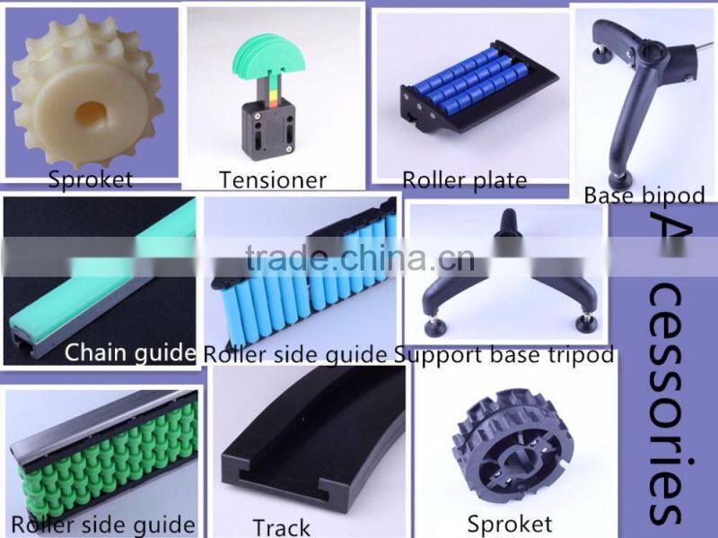 3873-K1200-G seamless snap-on side-flexing chain with rollers