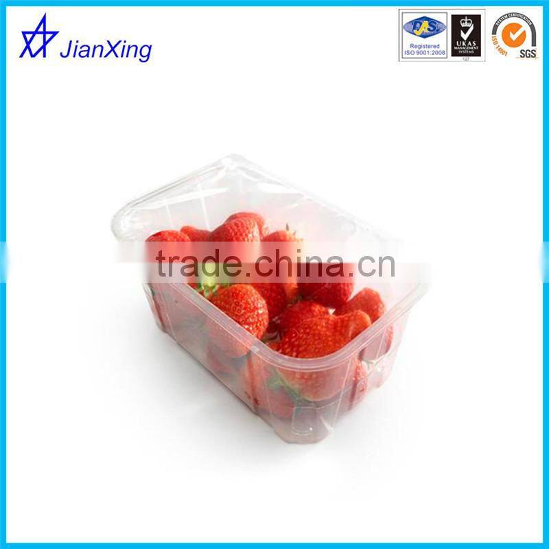 BPA FREE plastic disposable fresh strawberry fruit packaging box