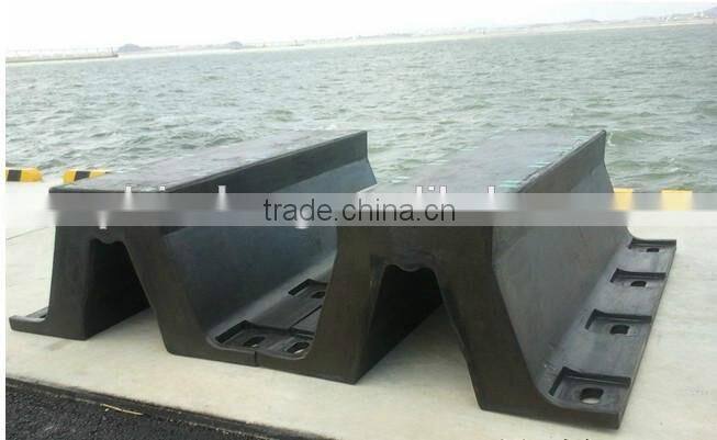 Made in China solid marine super arch fender cylinder type V type D type rubber dock fender