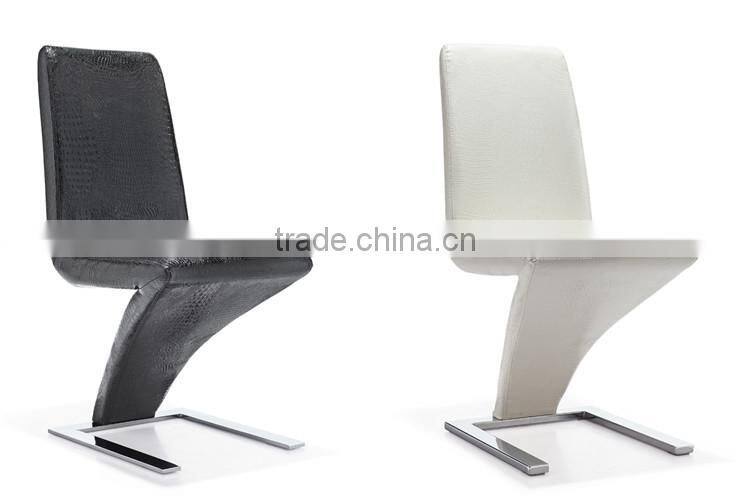 Crocodile Leather Dining Chair China Cafe Dining Chair Z639-3