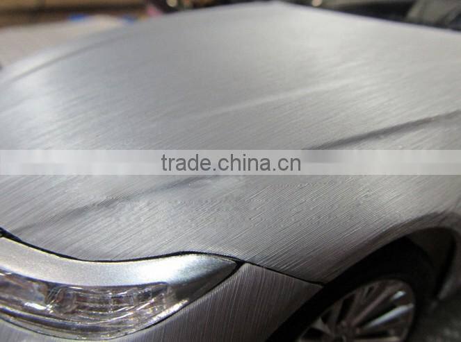 Various Colored Brushed Aluminum Car Wrap Vinyl Film Foil