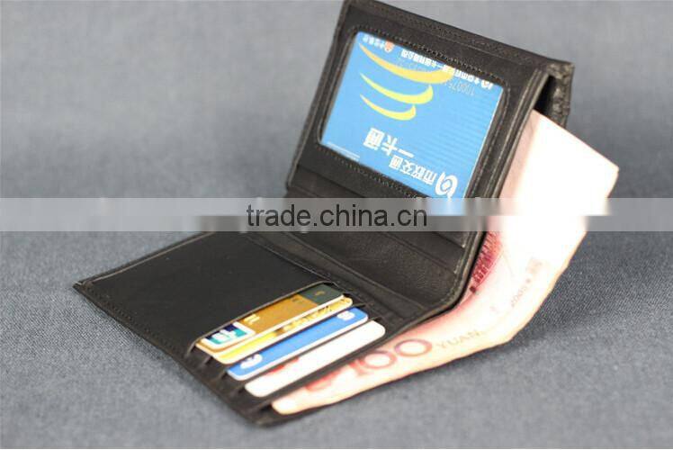 Short Wallet With Weatern Style,Two Folded Of Genuine Leather Wallet,Soft Leather