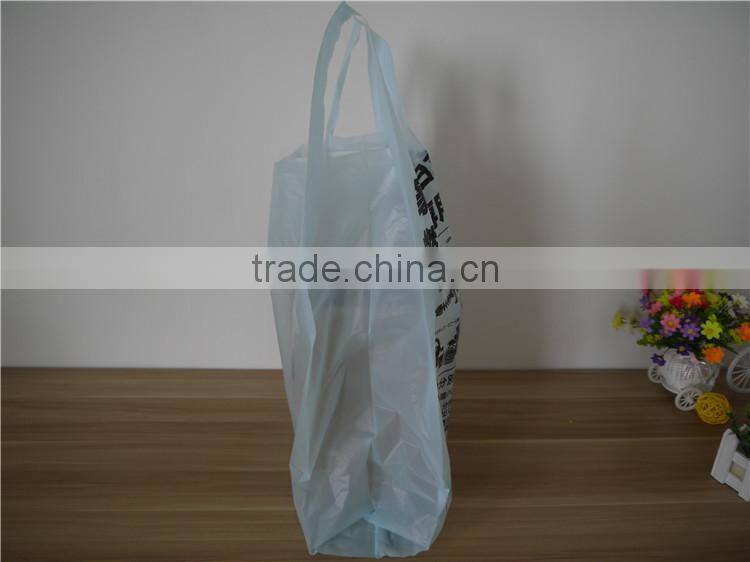 Reusable plastic t-shirt shopping bag,T-shirt Plastic Bag