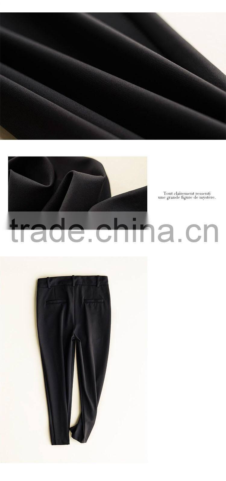 tech-A occupation commute show thin suit pants skinny all-match for ladies pants