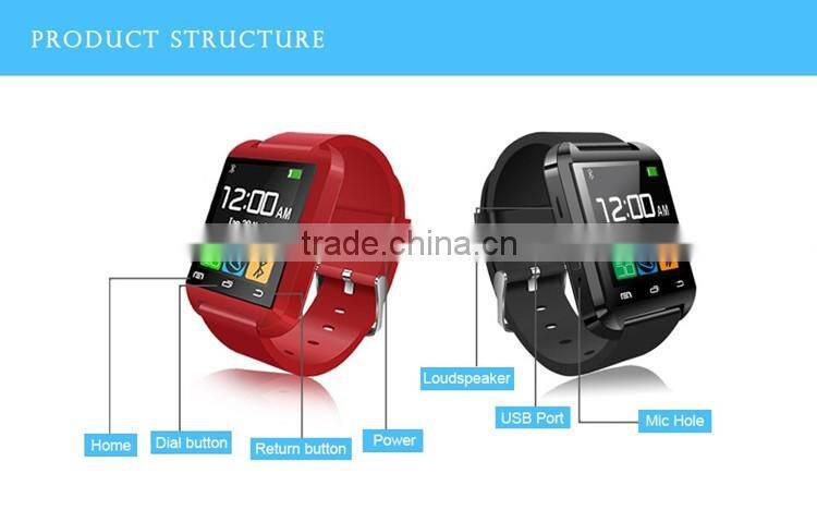 Promotional Gift U8 Smart Watch for Smart Phone Smartwatch 2016