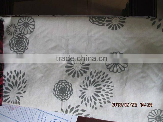 Pongee flocked fabric/ curtain flocked fabric/ garment fabric/ decorative fabric/ sofa flocked fabric