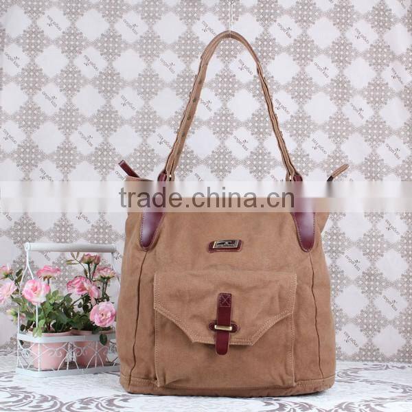 Factory wholesale men canvas tote bag leisure style