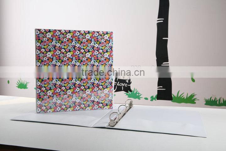 fancy ring binder, plastic ring binder