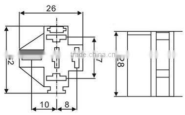 Ronway factory RWS copper wire and terminals automotive relay sockets