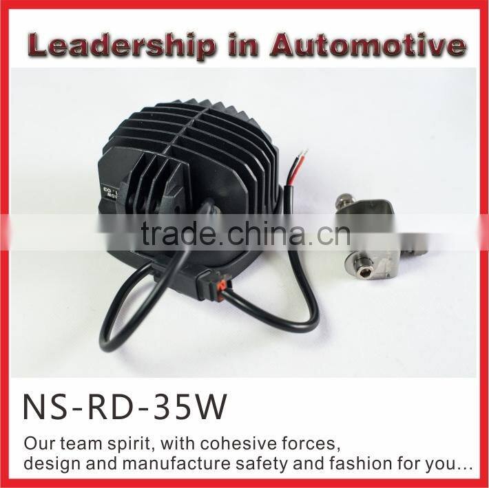 Manufacturer price good quality New 35w led motorcycle light motorcycle auto driving light flood beam spot beam worklight