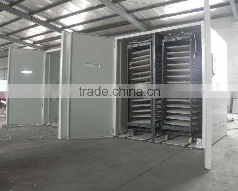 High performance 440 chicken eggs fully automatic incubator with CE supported