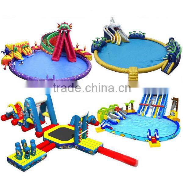 Best service high quality funny kids giant inflatable water park