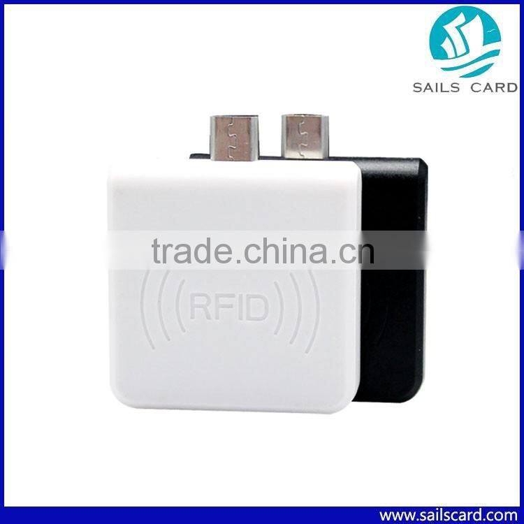 Black Contactless Smart IC Card Reader/Writer with USB Cable