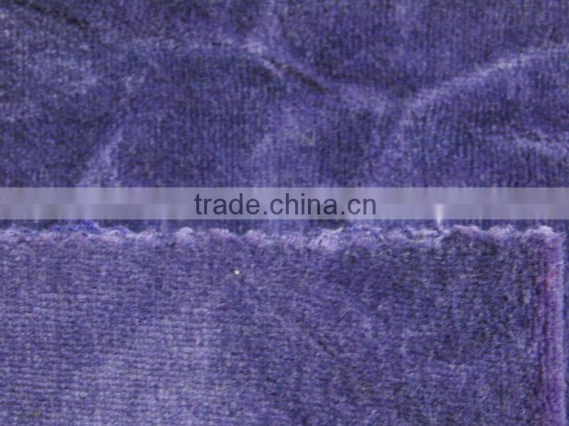 melange velvet fabric