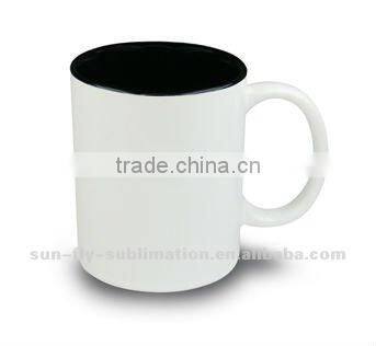 Sublimation Ceramic Inner Color Printed Mug Green (SFS-MG02)