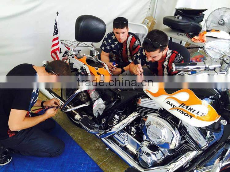 10pcs Dimmable LED Strips Motorcycle Neon Light Kit with Remote Controller