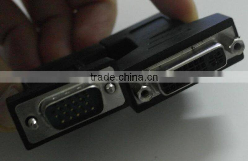 DVI-I(24+5) Dual Link feMale to HD15(VGA) male Adapter high quality