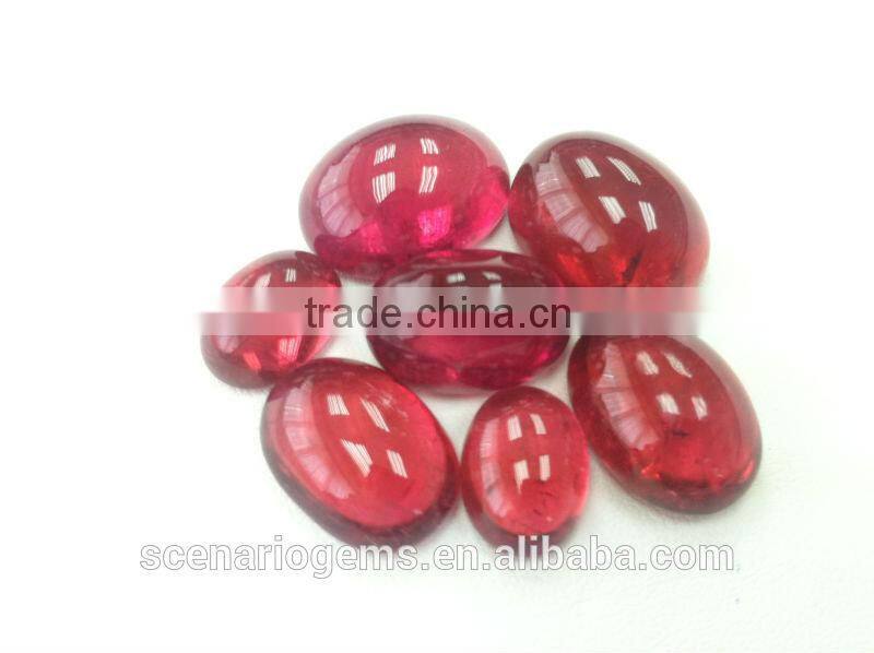#AEZZ Natural Multi-Shape Cabs Loose Gemstone Rubellite Cabochon