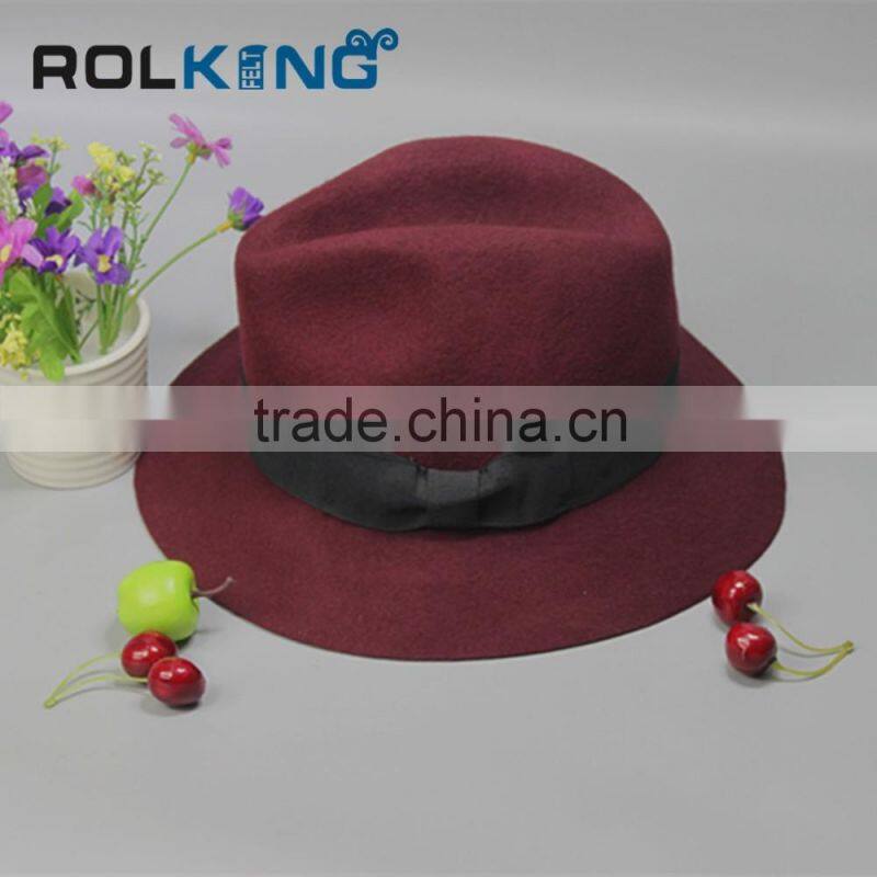 qualified wool felt top hat fashion top hat