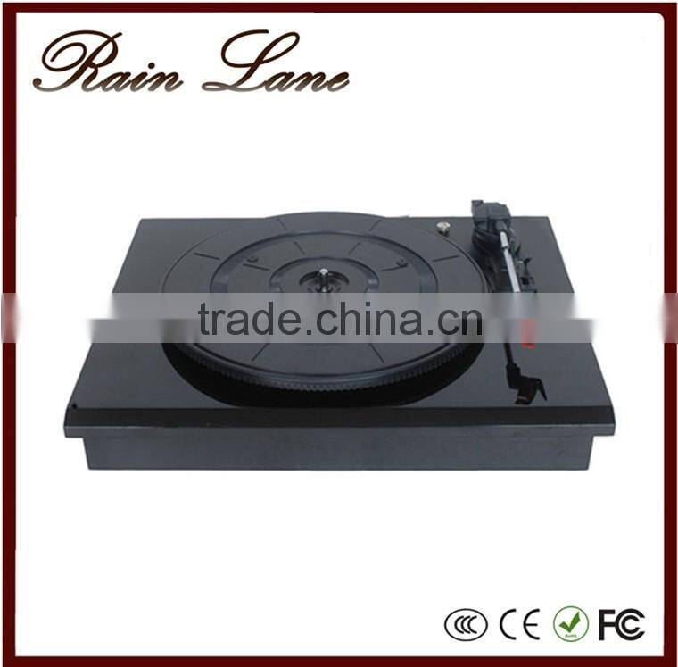 Rain Lane High end piano varnish high glossy retro turntable record player