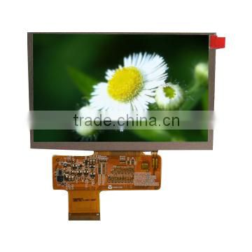 5 inch tft lcd WVGA panel 800x480 RGB 5 inch lcd panel