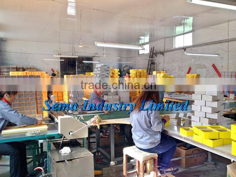 2014 high quality printed Drawstring Paper Bag with webbing handles