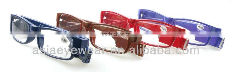 Light reading glasseswith case, LED Reading Glasses Fashion LED Light Reading Glasses LED Light up Read