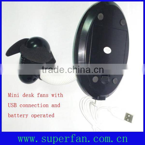 Colorful Mini desk fan with USB connection