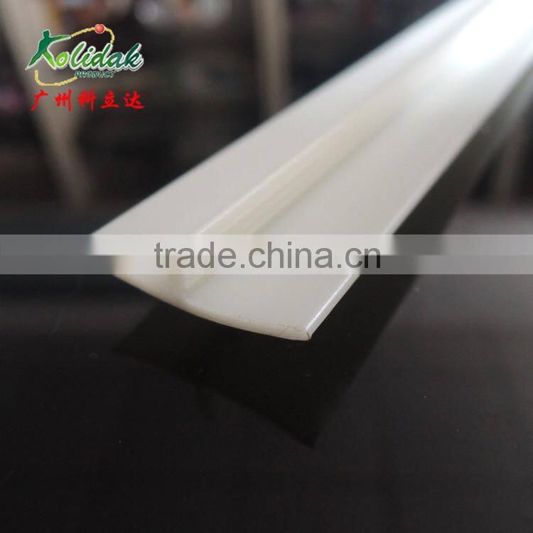 Guangzhou T shape PP profile plastic extrusion Coupling parts TOP