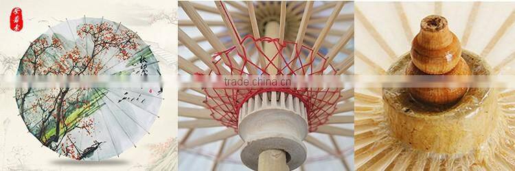 Oil Paper Umbrellas for Souvenir with Personalized Pictures