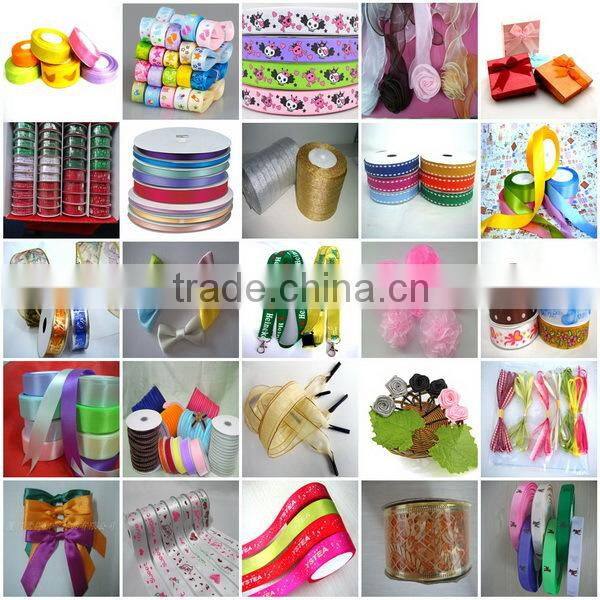 2015 New decoration printed christmas ribbon