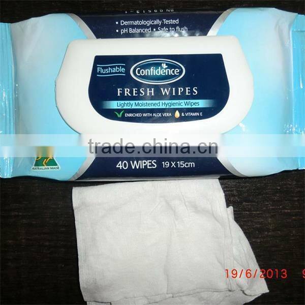 toilet cleaning wet wipes in canister, wet tissue for toilet cleaning