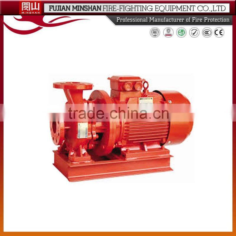 Horizontal multistage fire fighting centrifugal pump
