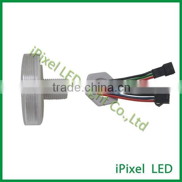 amusement rides led pixel light dc24v 60MM RGB Flatcap