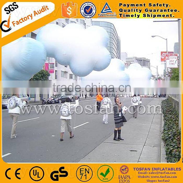 2015 Hot Sale inflatable cloud balloon helium balloon F2063