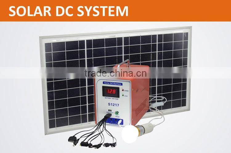 Saip/Saipwell mini solar system with mobile charger S1217H