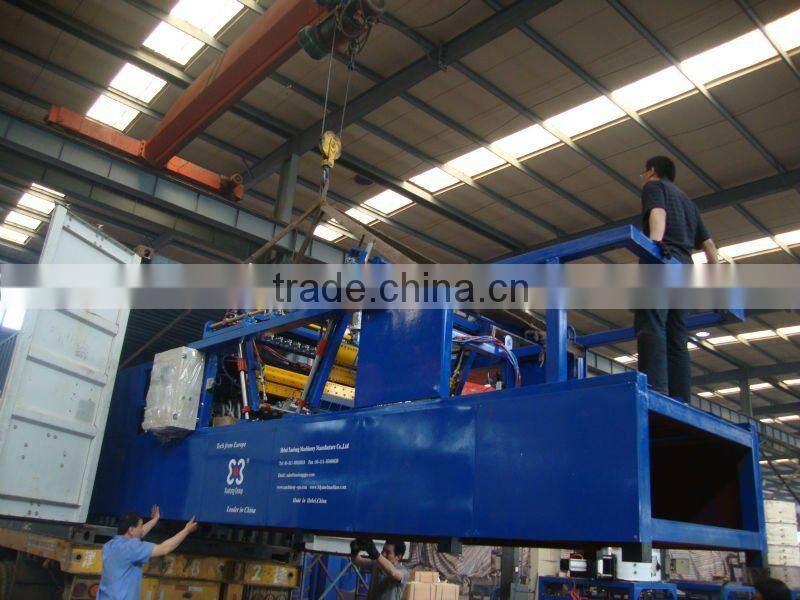 Polystyrene wall panel machine