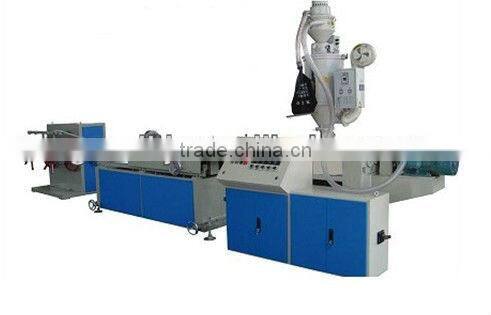 pe single wall corrugated pipe line