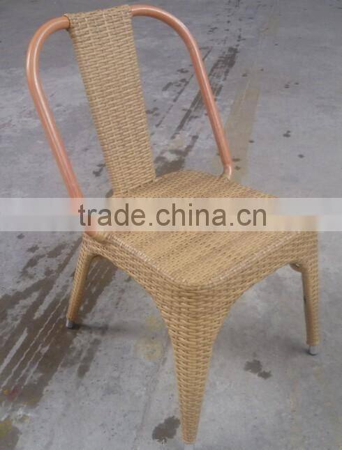 Panic chair and table rattan wicker material aluminum rattan chair