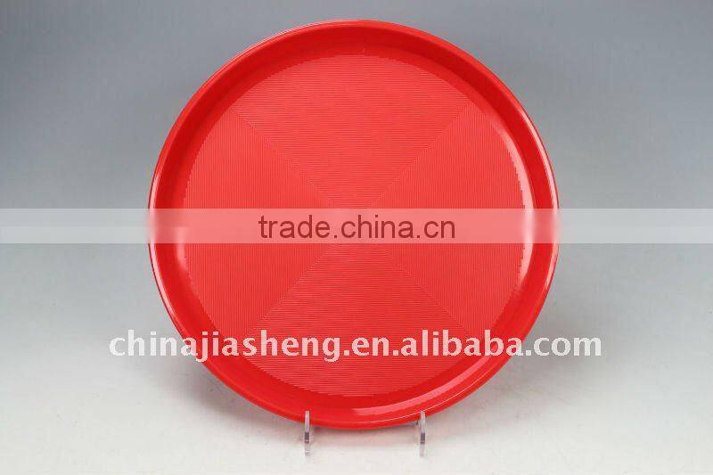 Plastic serving tray