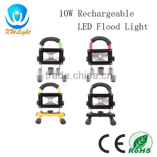 CE&ROHS 10W Rechargeable LED Flood Light