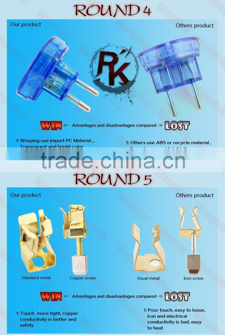 International travel adapter universal eu au us uk plug socket