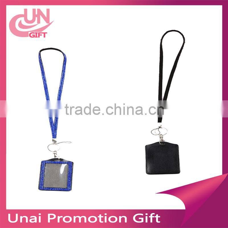 Fashion Multi-Color Rhinestone Crystal Bling Necklace LANYARDs Key Chain Key Holder ID Badge Holder
