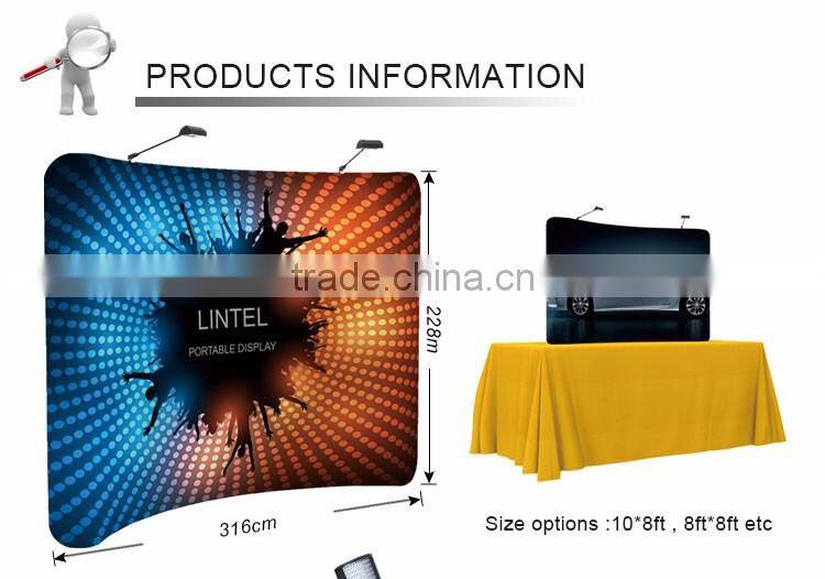 flex free standing round banner stand