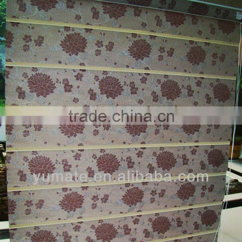 YUMA 100% polyester peacock shade window blind