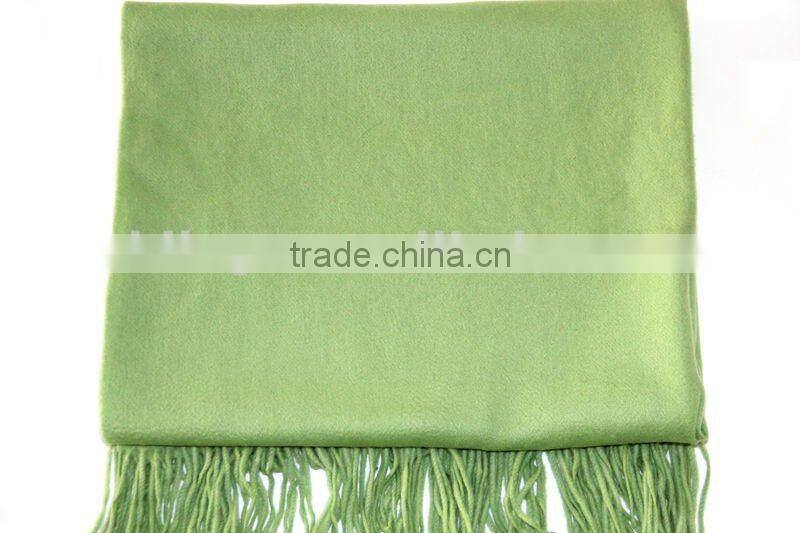 100% cashmere solid scarf
