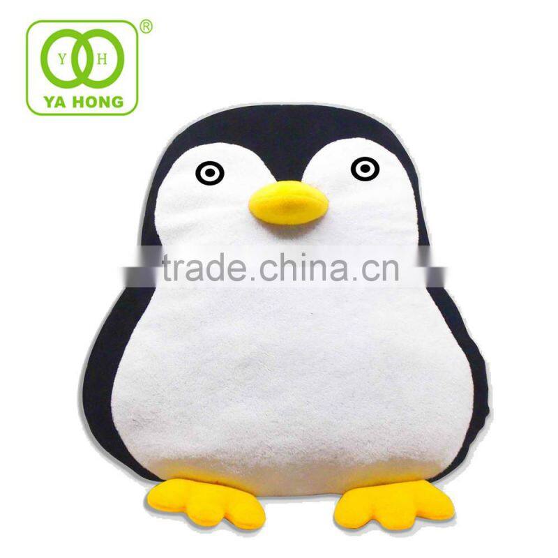 China custom plush flower shape pillow with tiger pattern